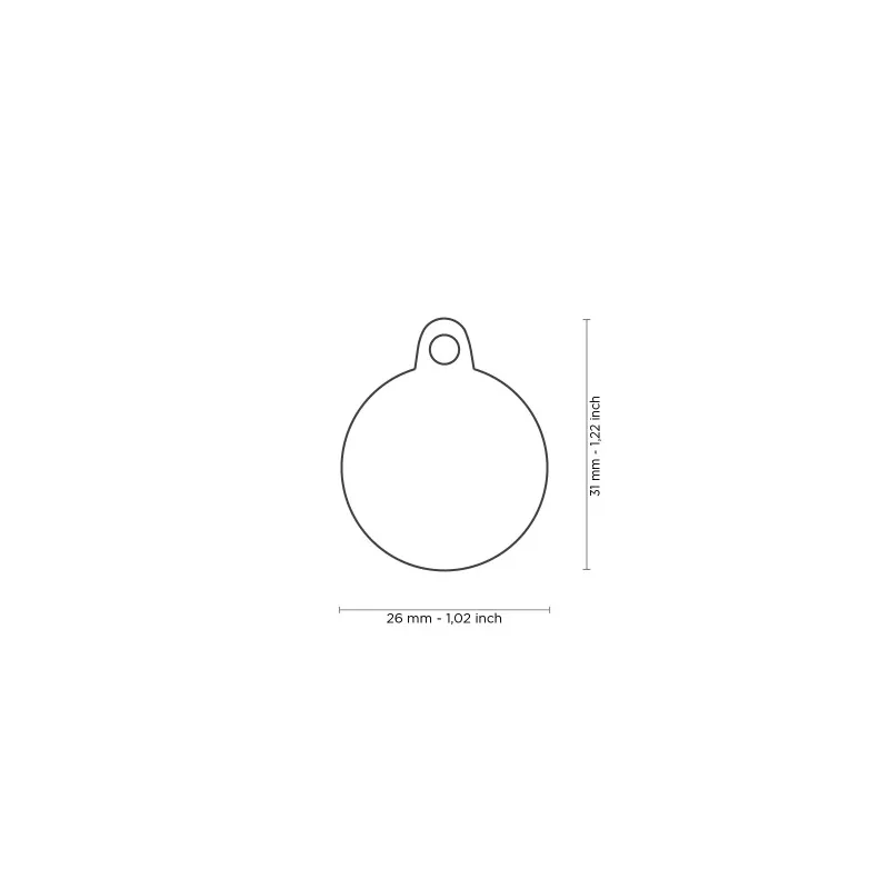 Медальон Medium Circle Saint Tropez