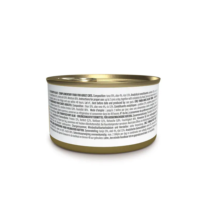 Schesir Cat Complements, тунец с алоэ, в желе, 70 г