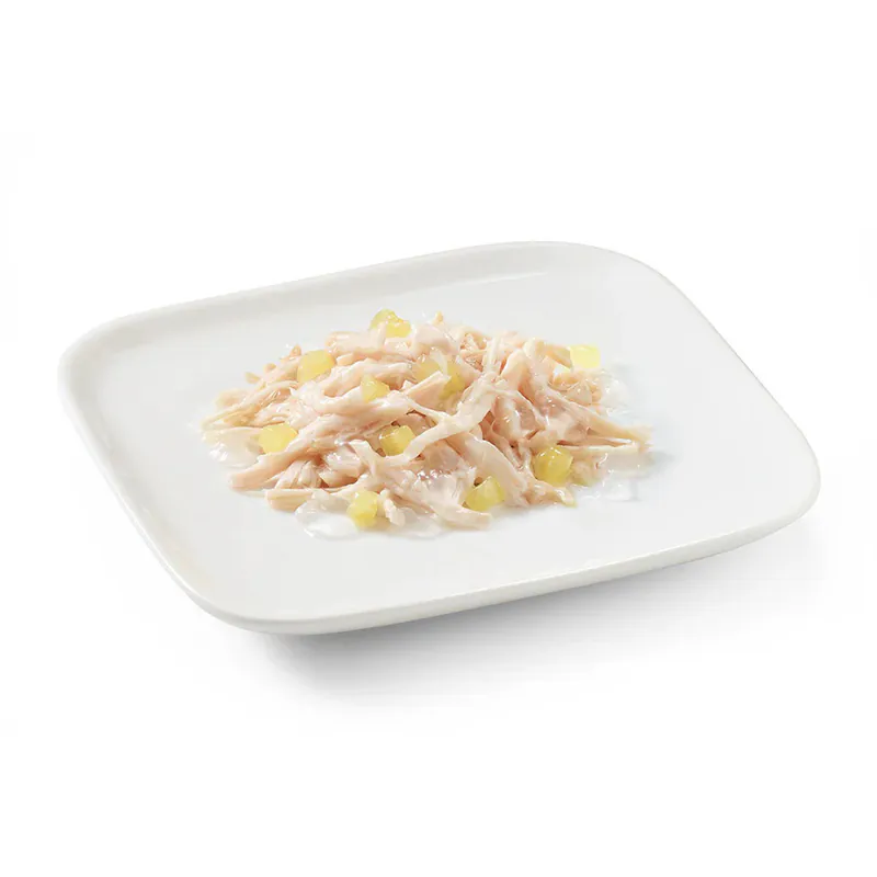 Schesir Dog, курица с ананасом, в желе, 150 г