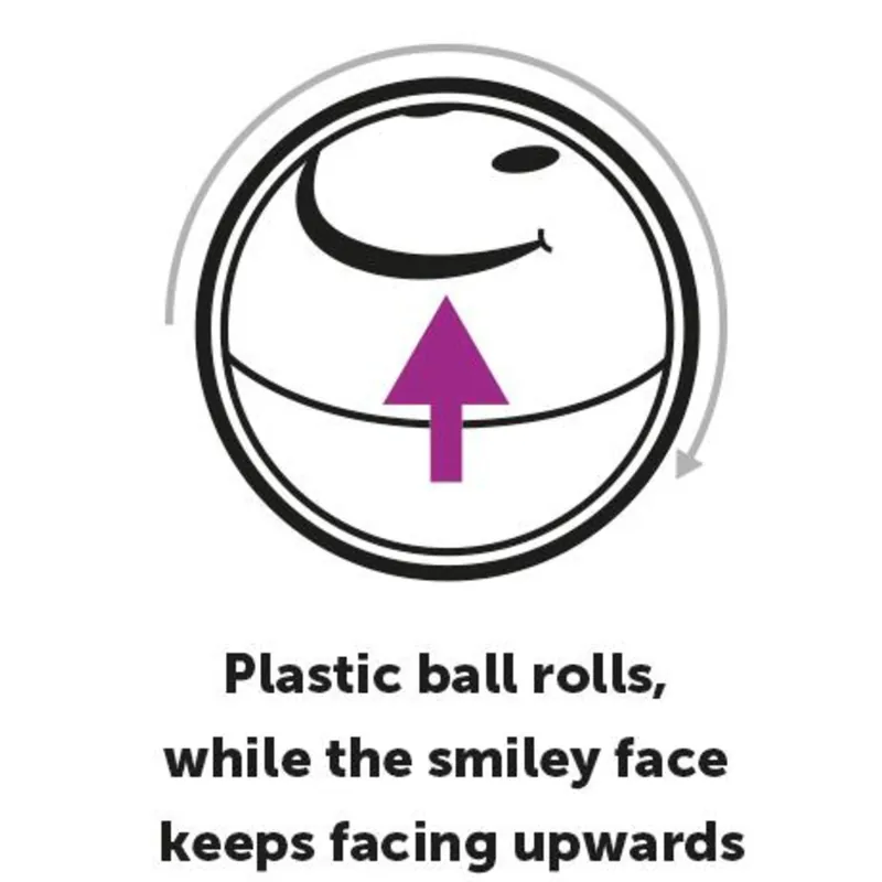Flamingo Flashball, светящийся мяч-неваляшка для кошек, Ø 4,5 см