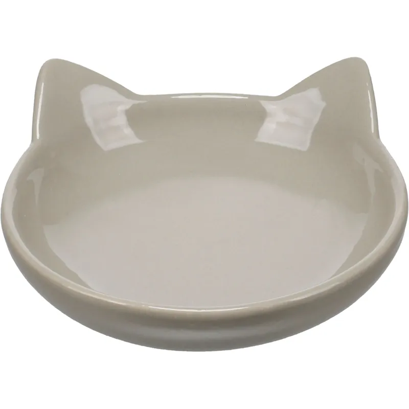 Flamingo Cena Oval, миска керамическая для кошек, 140 мл, зелёная