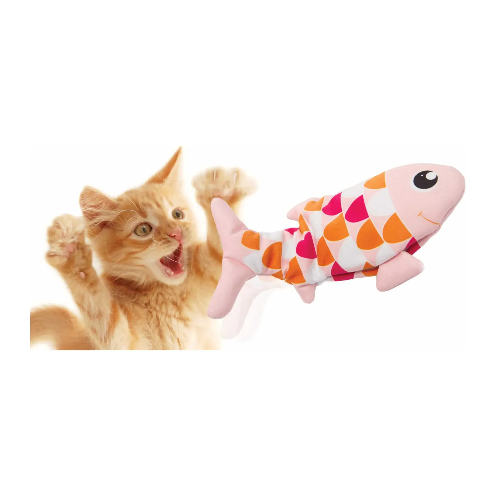 Catit Groovy Fish, интерактивная рыбка для кошек с USB-зарядкой
