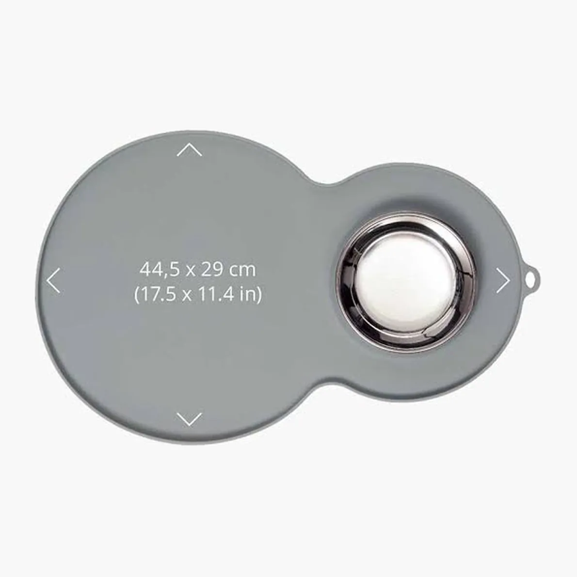 Catit Peanut Placemat, силиконовый коврик с миской для кошек