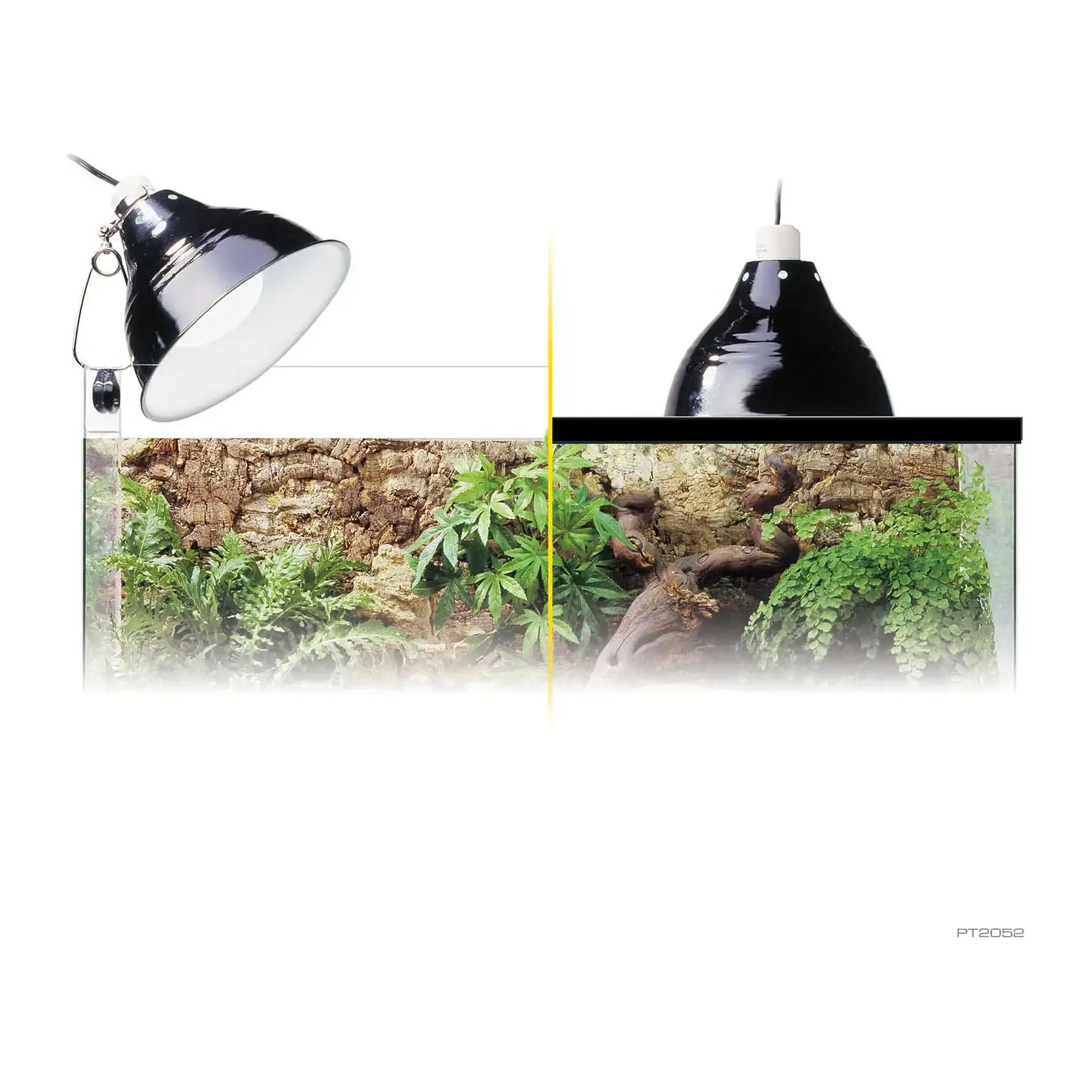 Exo Terra Glow Light Small, corp de iluminat cu clemă pentru terariu, 14 cm