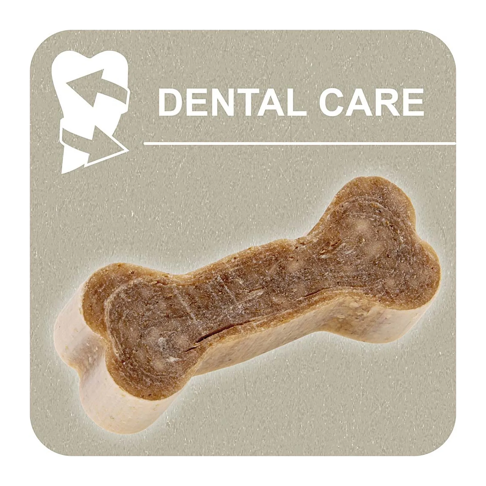 Ferplast 100% Snack Cookie Bone Euglena, biscuiți dentari în formă de os pentru câini, 150 g