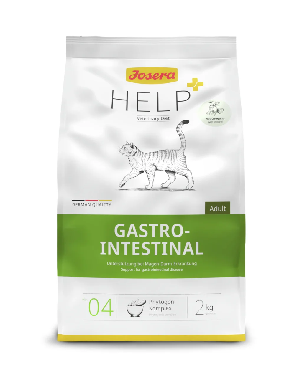 Josera HELP Gastrointestinal Cat 2 кг — ветеринарный корм при острых и хронических расстройствах ЖКТ