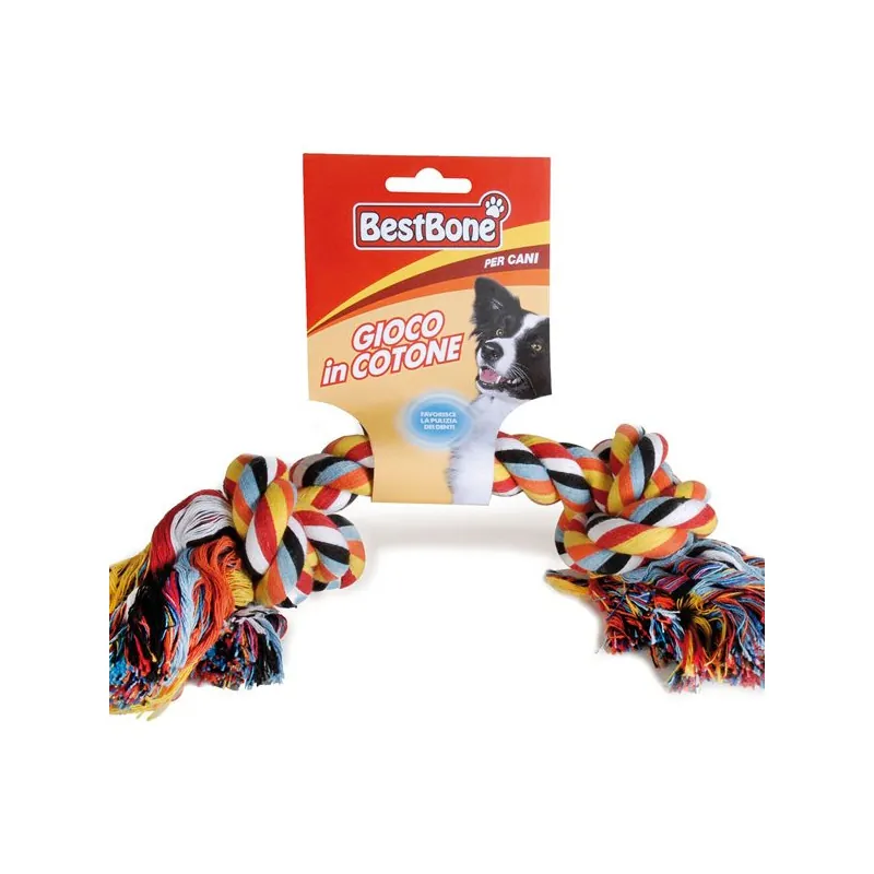 Игрушка-канат Cotton Bone Coloured