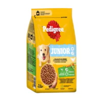 Pedigree Junior для щенков средних и крупных пород с птицей и овощами, 500 г
