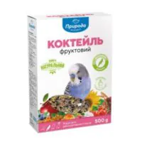 Коктейль Фруктовый 500 г, корм для волнистых попугаев, Природа