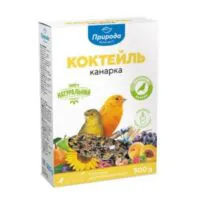 Коктейль Канарка 500 г, корм для канареек и декоративных птиц, Природа
