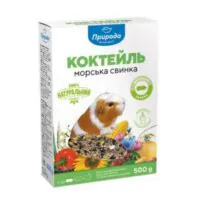 Коктейль для морских свинок 500 г, премиум-корм с витаминами, Природа