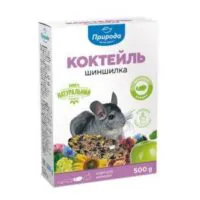 Коктейль «Шиншилла» 500 г, премиум-корм с травами, Природа