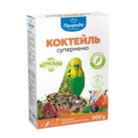 Коктейль Суперменю 500 г, корм для волнистых попугаев, Природа