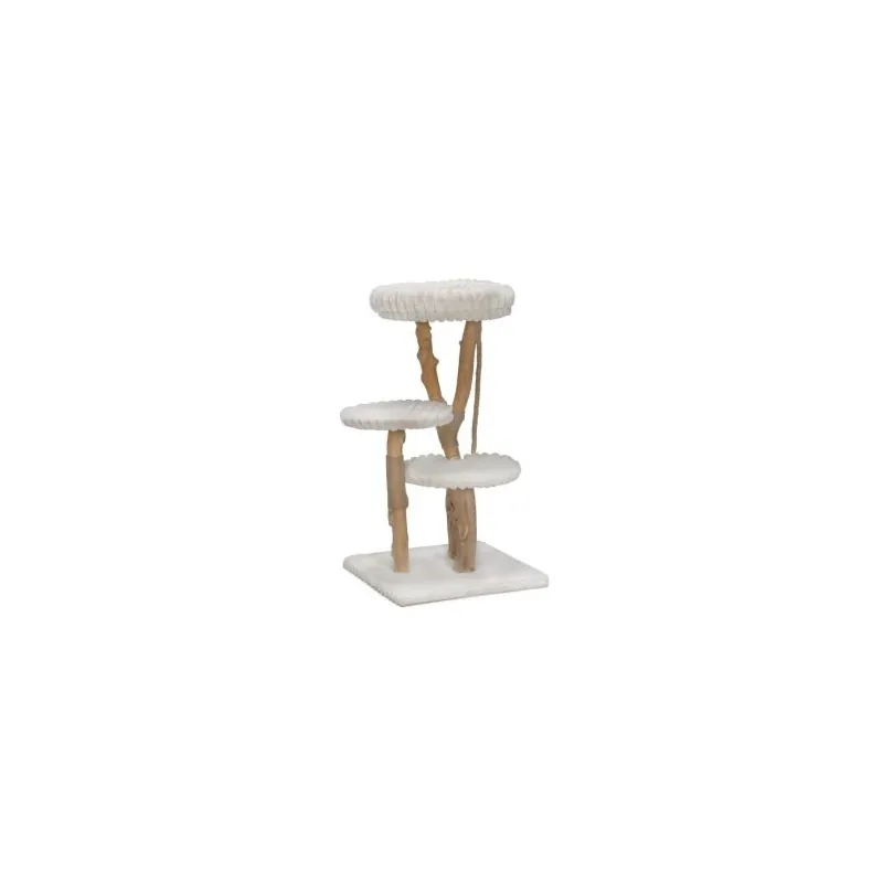 Designed by Lotte Raja, игровой комплекс-когтеточка для кошек, 60×60×114 см, кремовый