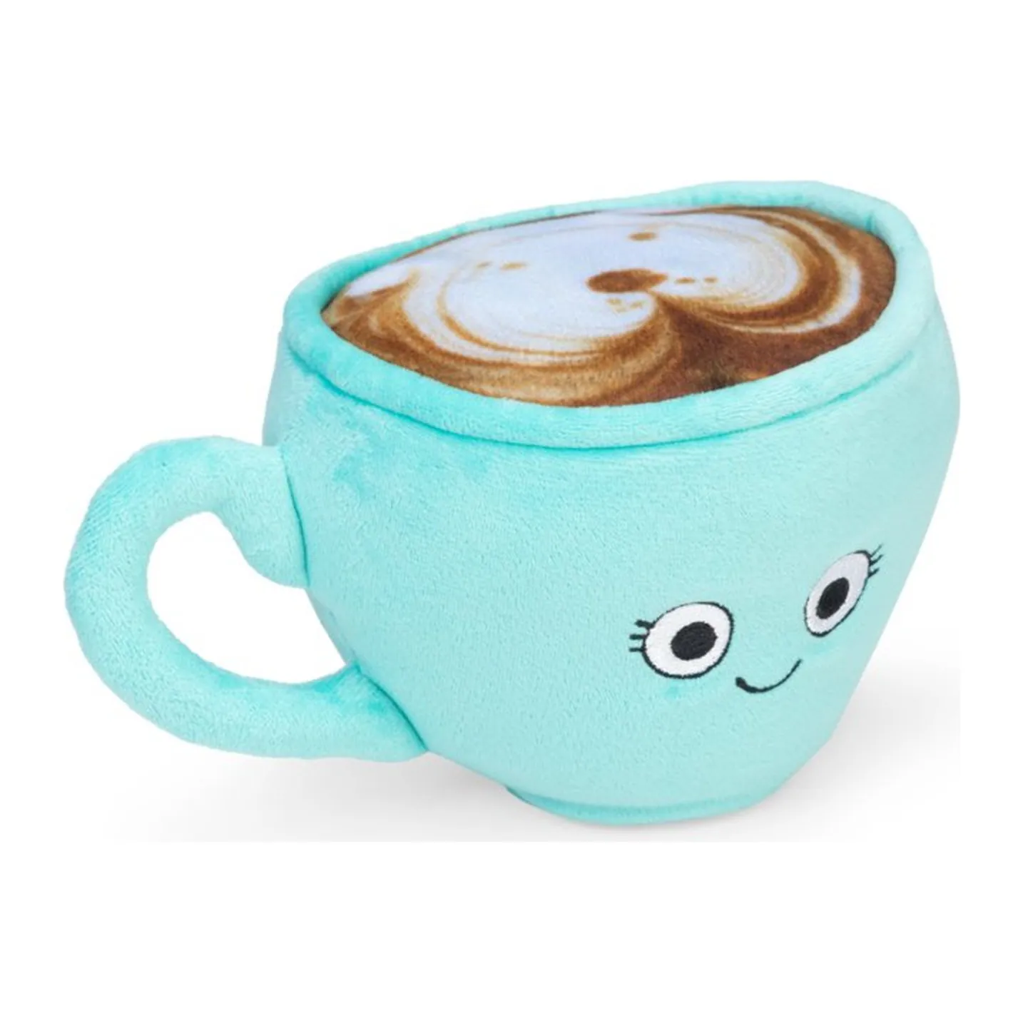 Beeztees Cappuccino, jucărie de pluș în formă de ceașcă, fără squeaker, pentru câini