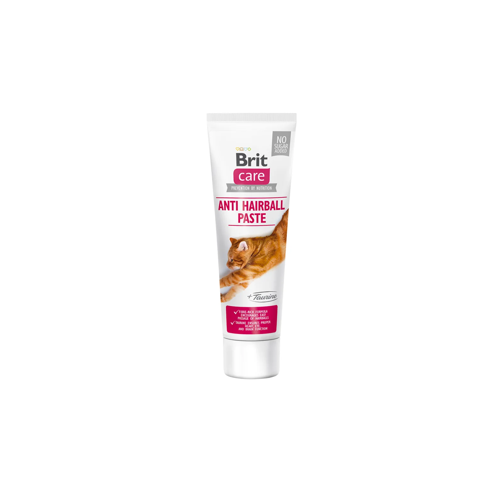 Brit Care Cat Anti-Hairball Paste with Taurine, supliment pentru pisici, cu taurină, 100 g