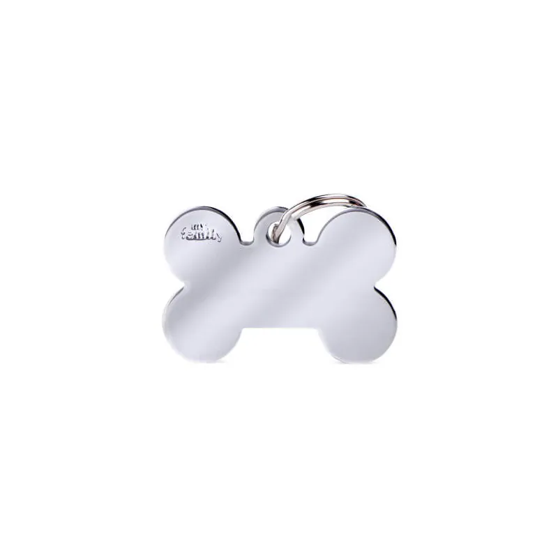 Адресник Big Bone Chrome Plated Brass