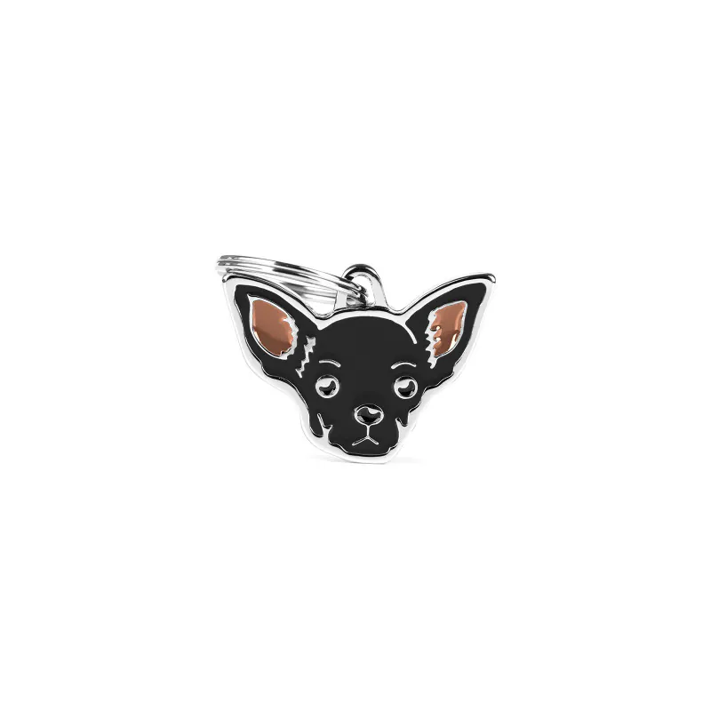 Адресник Chihuahua, чёрный