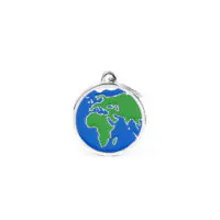Адресник земной шар Европа-Африка Charms