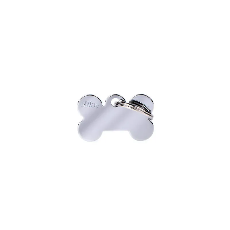 Медальон Small Bone Chrome Plated Brass