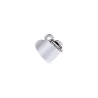 Медальон Small Heart Chrome Plated Brass
