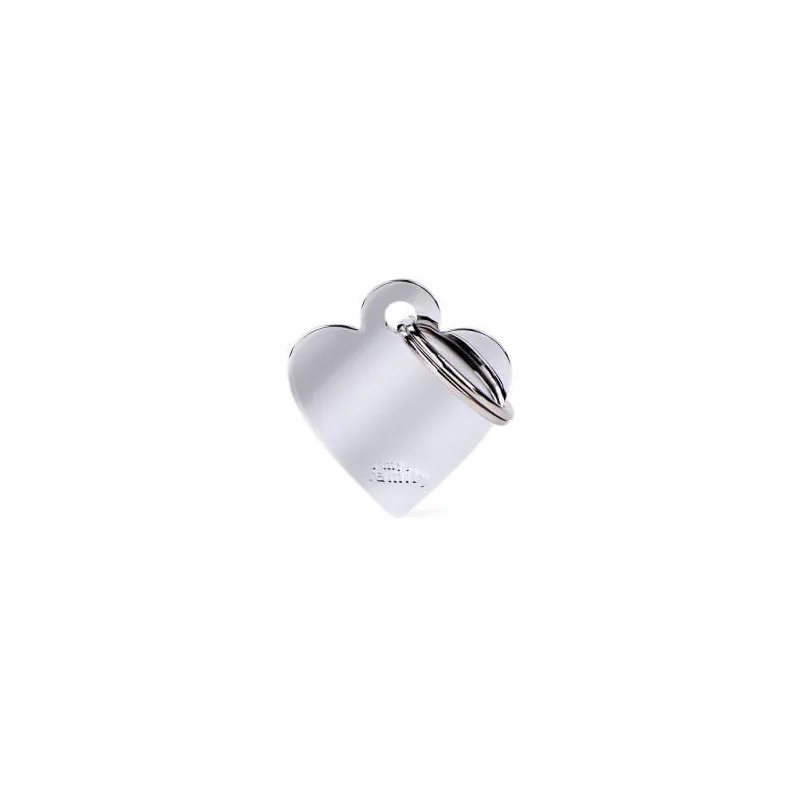 Медальон Small Heart Chrome Plated Brass