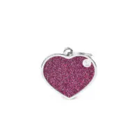 Адресник Small Heart Glitter