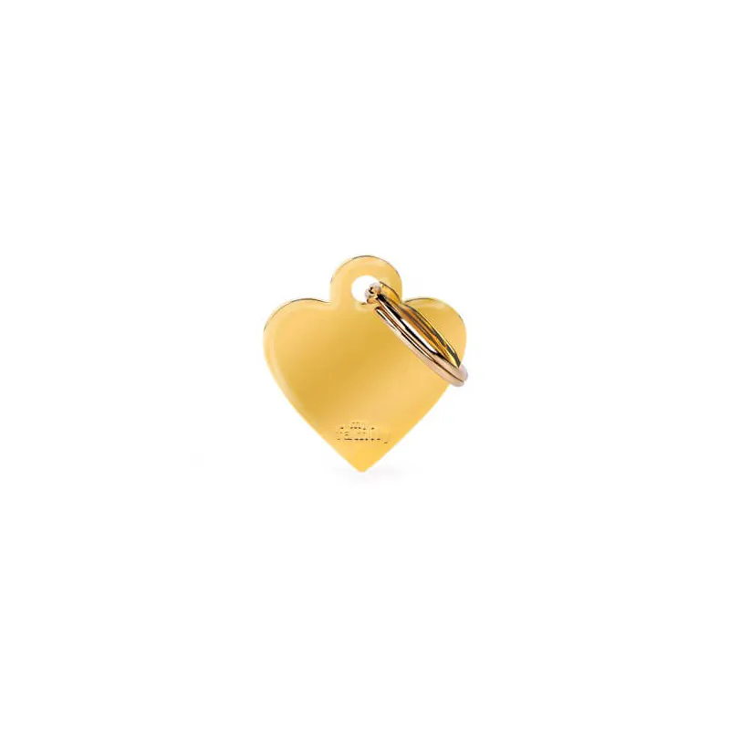 Медальон Small Heart Golden Brass