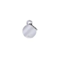 Медальон Small Round Chrome Plated Brass