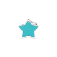 Медальон Small Star Charms, бирюзовый