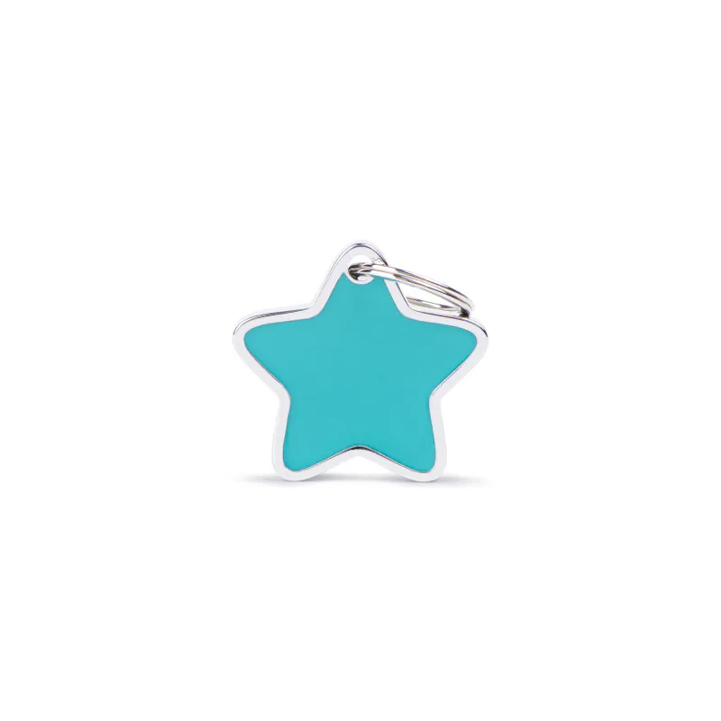 Медальон Small Star Charms, бирюзовый