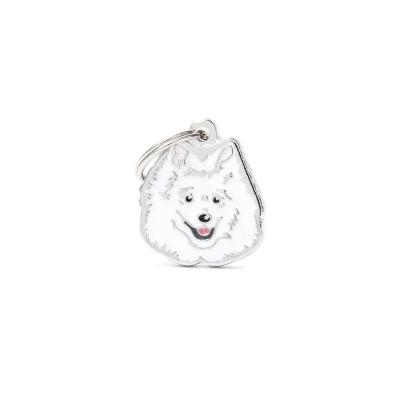 Медальон Italian Spitz, белый