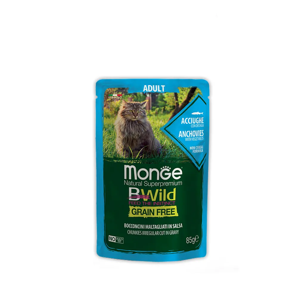 BWild Pouch Adult Anchovies & Vegetables