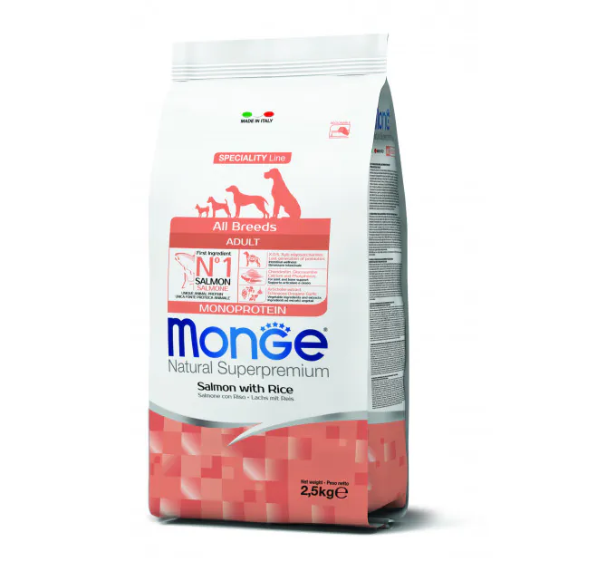 Monge All Breed Adult Salmon & Rice
