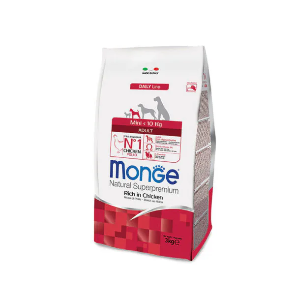 Monge Mini Adult, птица, 800 г