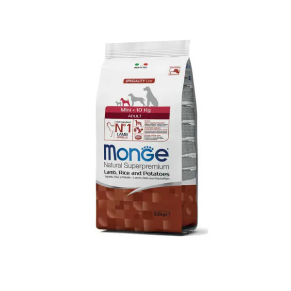 Monge Mini Adult, ягнёнок, 800 г