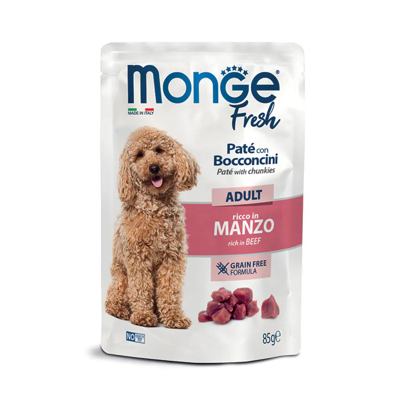 Monge Dog Fresh Adult Paté, говядина, 100 г