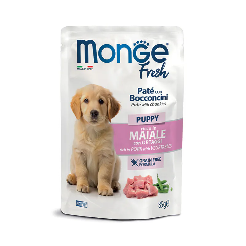 Monge Dog Fresh Puppy Paté, свинина с овощами, 100 г