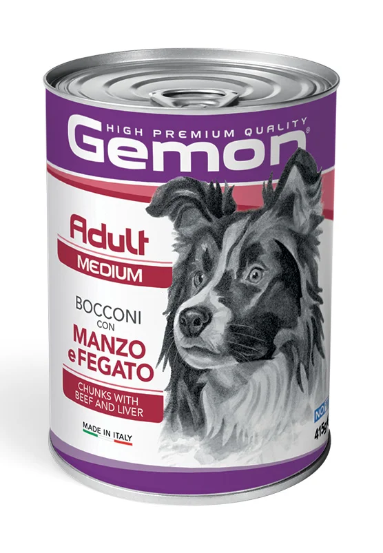 Gemon Medium Adult Beef Liver 415g