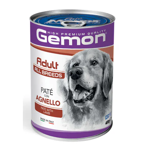 Gemon Adult, ягнёнок, паштет, 400 г