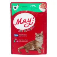 Мяу! Junior, курица в соусе, пауч 85 г