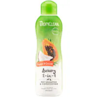 TropiClean Шампунь-кондиционер 2 в 1 Papaya & Coconut