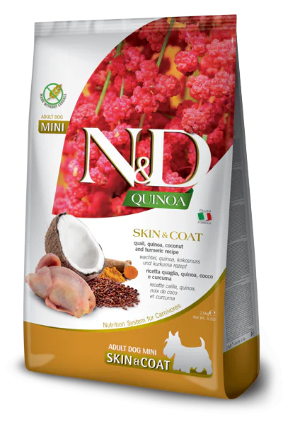 Farmina N&D Quinoa Skin & Coat Quail
