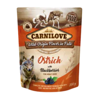 Carnilove Dog Pouch Paté Ostrich with Blackberries
