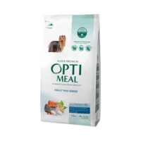 Optimeal Adult Mini для взрослых собак мелких пород с лососем, 1,5 кг