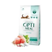 Optimeal Kitten для котят с курицей, 6 кг