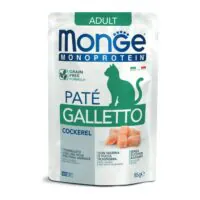 Monge Monoprotein Paté Adult, петух, паштет, 85 г