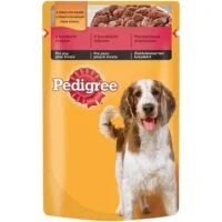 Pedigree Adult пауч с говядиной для взрослых собак, 100 г
