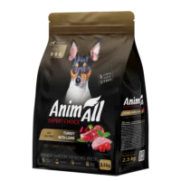 AnimAll Expert Choice Adult Small Breed, индейка и ягнёнок, 2,5 кг
