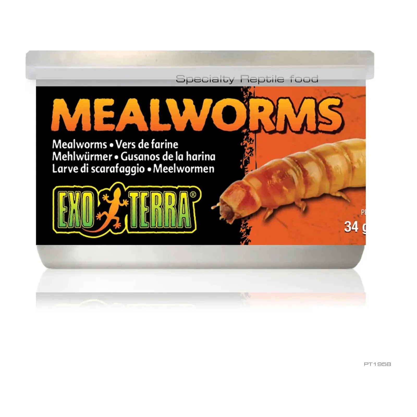 Exo Terra Mealworms, viermi de făină conservați pentru reptile, 34 g